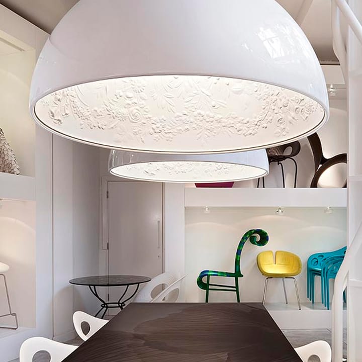 Lámpara de techo Skygarden 1, Dorado mate Flos