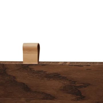A Line banco de almacenamiento 90 cm - Roble ahumado - Form & Refine