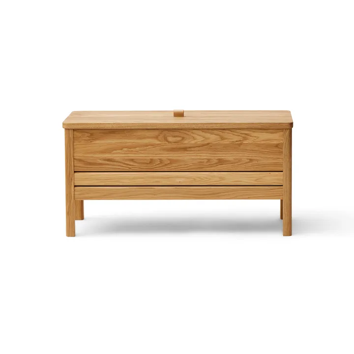A Line banco de almacenamiento 90 cm - Roble - Form & Refine