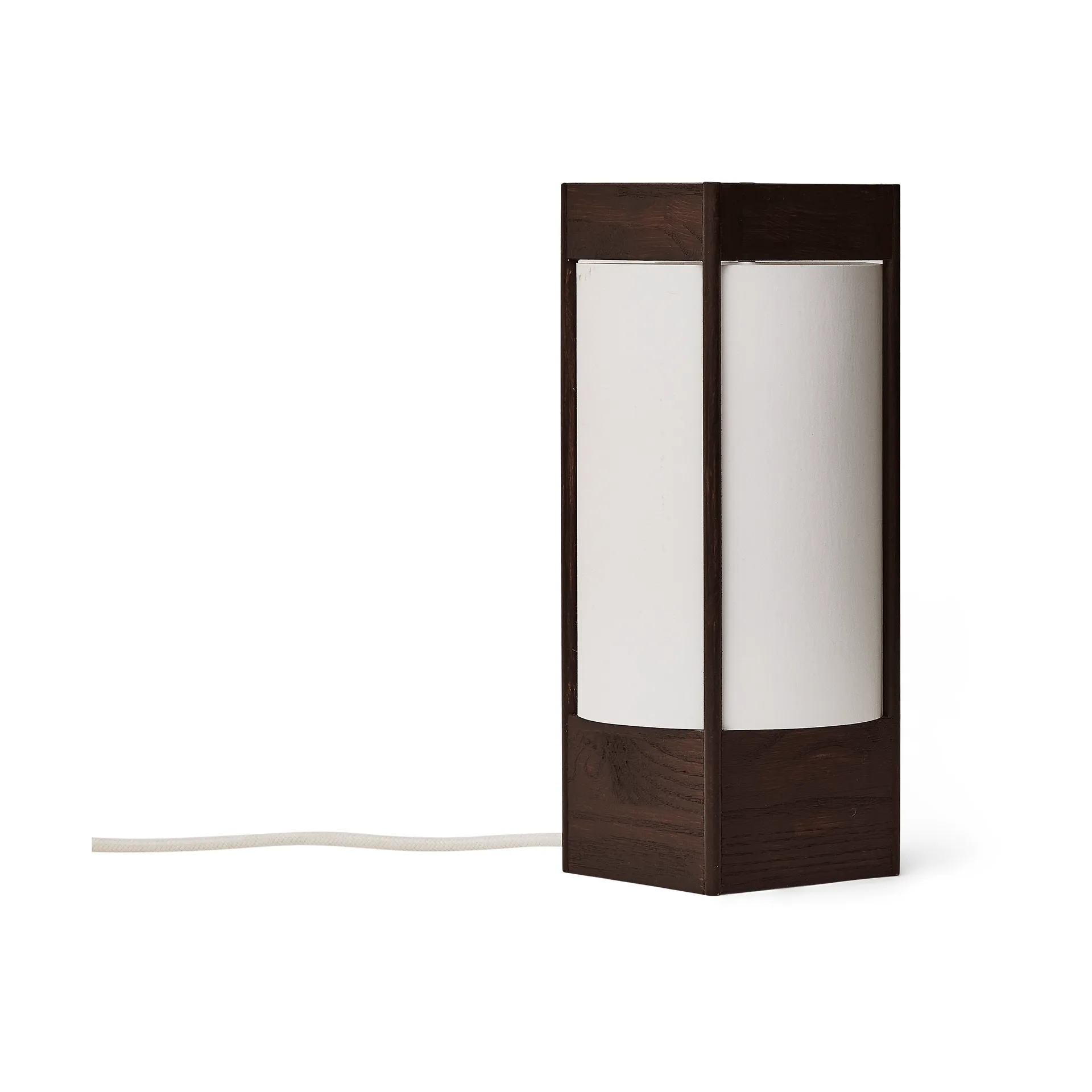 Andon lámpara de mesa, Fresno de color marrón oscuro, 32 cm Form & Refine