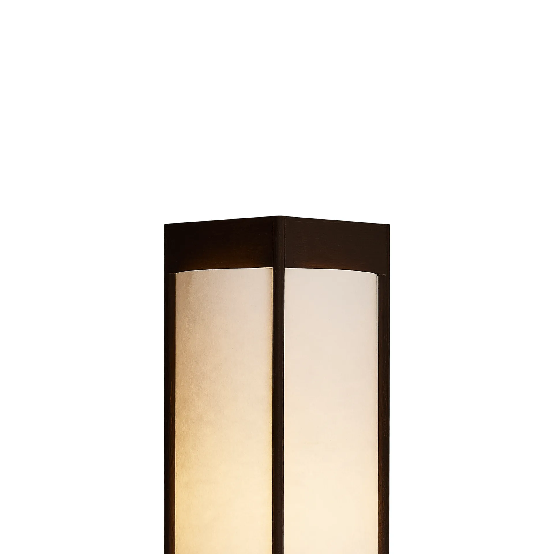 Andon lámpara de mesa, Fresno de color marrón oscuro, 32 cm Form & Refine