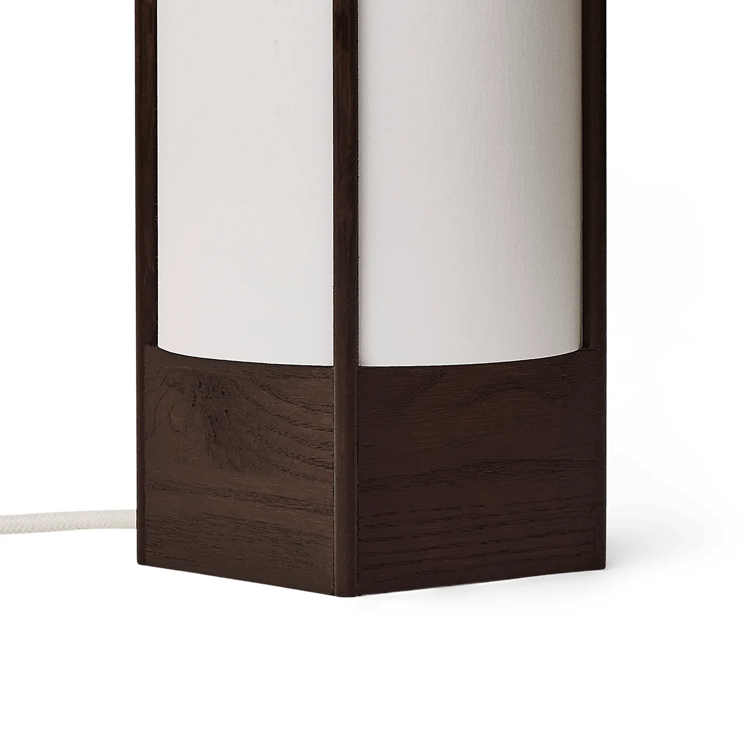 Andon lámpara de mesa, Fresno de color marrón oscuro, 32 cm Form & Refine