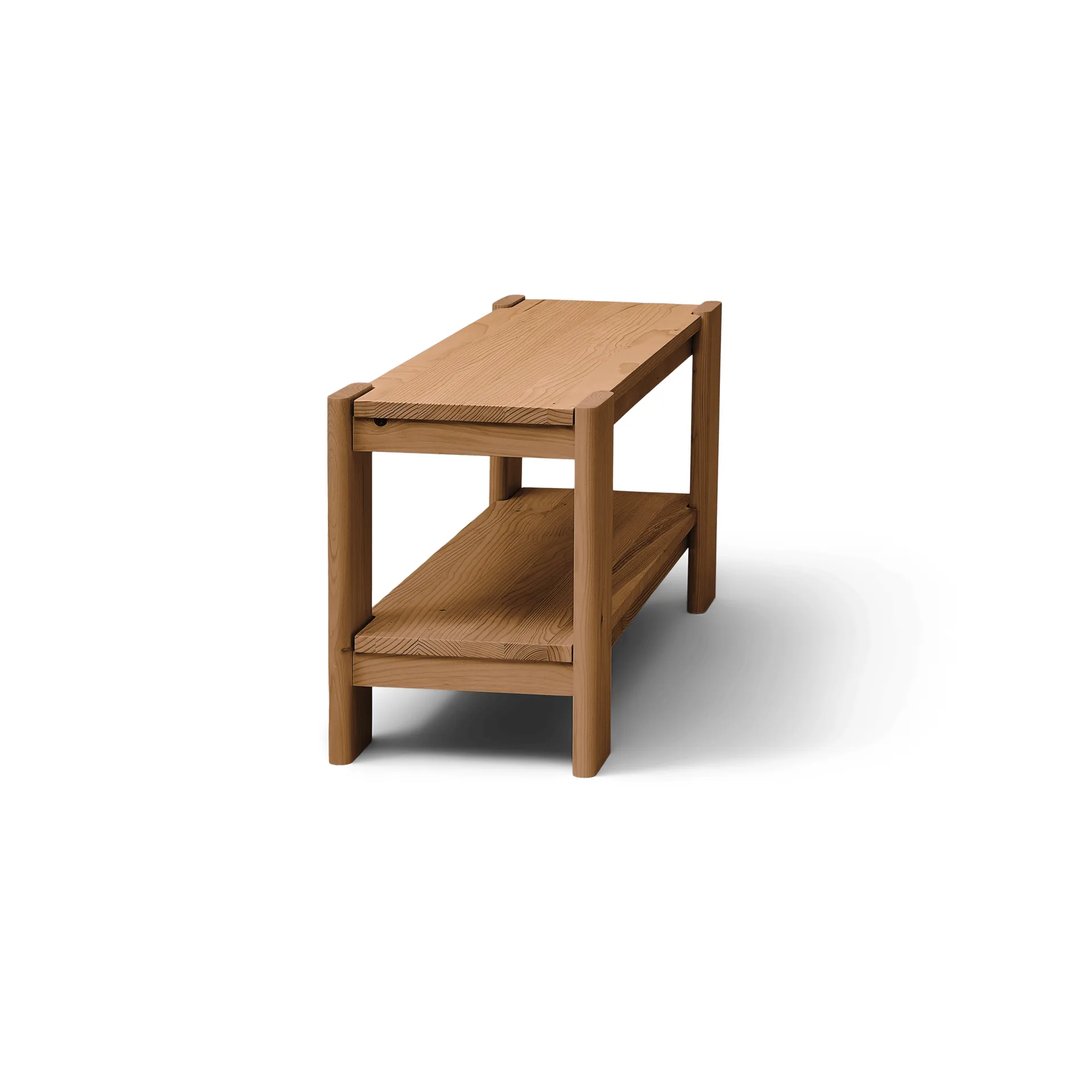 Banco Beam, Deep brown pine, 112x45x33 cm Form & Refine