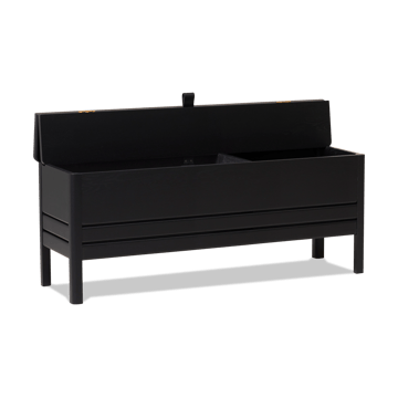 Banco con almacenamiento A Line 111 cm - Black - Form & Refine