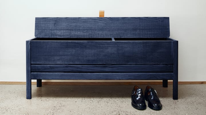 Banco con almacenamiento A Line 111 cm, Indigo Blue Special Edition Form & Refine