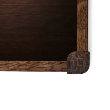 Banco con almacenamiento A Line 111 cm - Roble ahumado - Form & Refine