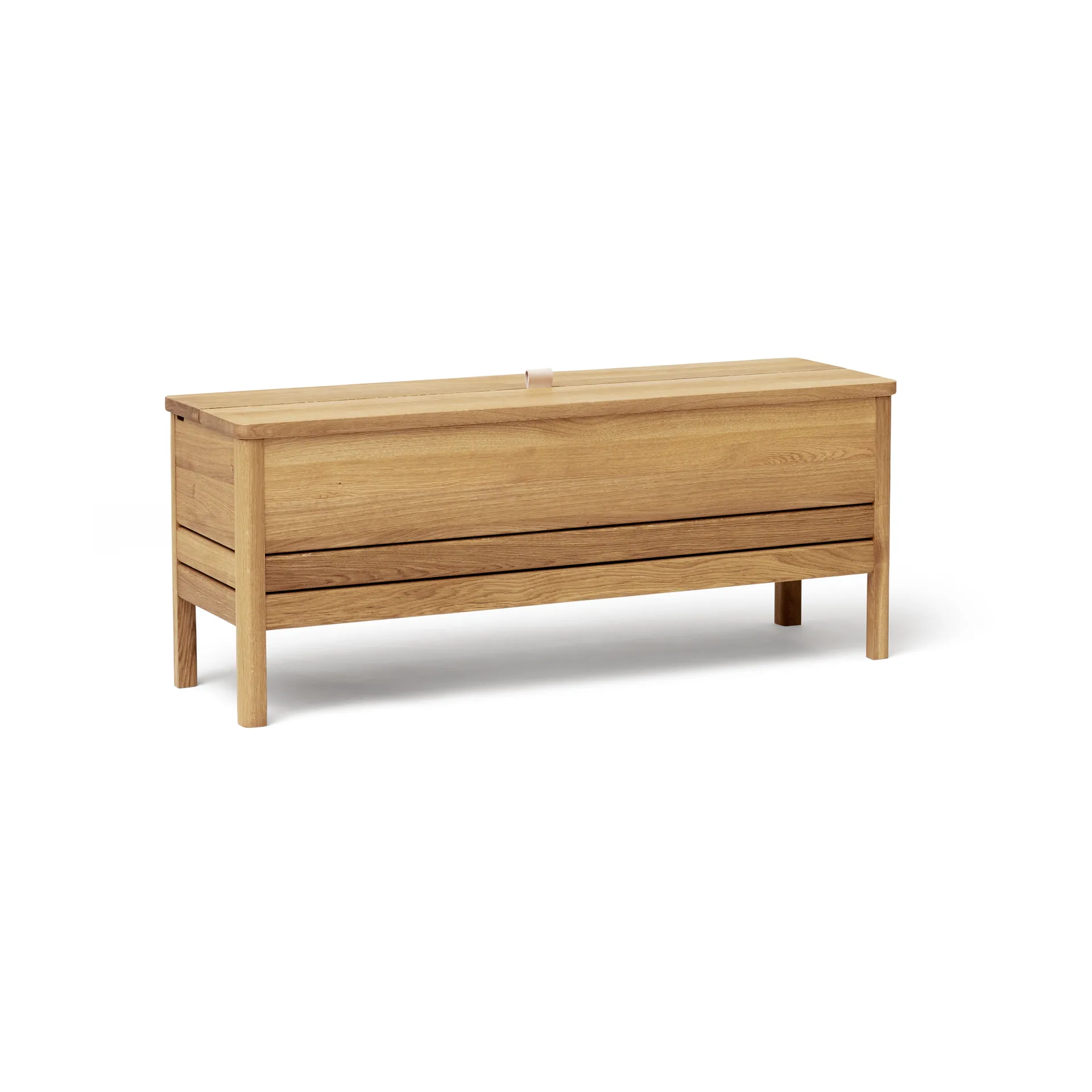 Banco con almacenamiento A Line 111 cm, Roble Form & Refine