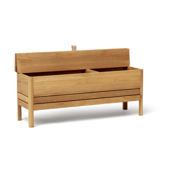 Banco con almacenamiento A Line 111 cm - Roble - Form & Refine