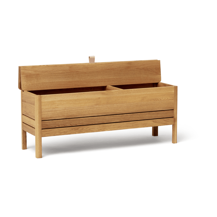 Banco con almacenamiento A Line 111 cm, Roble Form & Refine