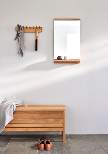Banco con almacenamiento A Line 111 cm - Roble - Form & Refine