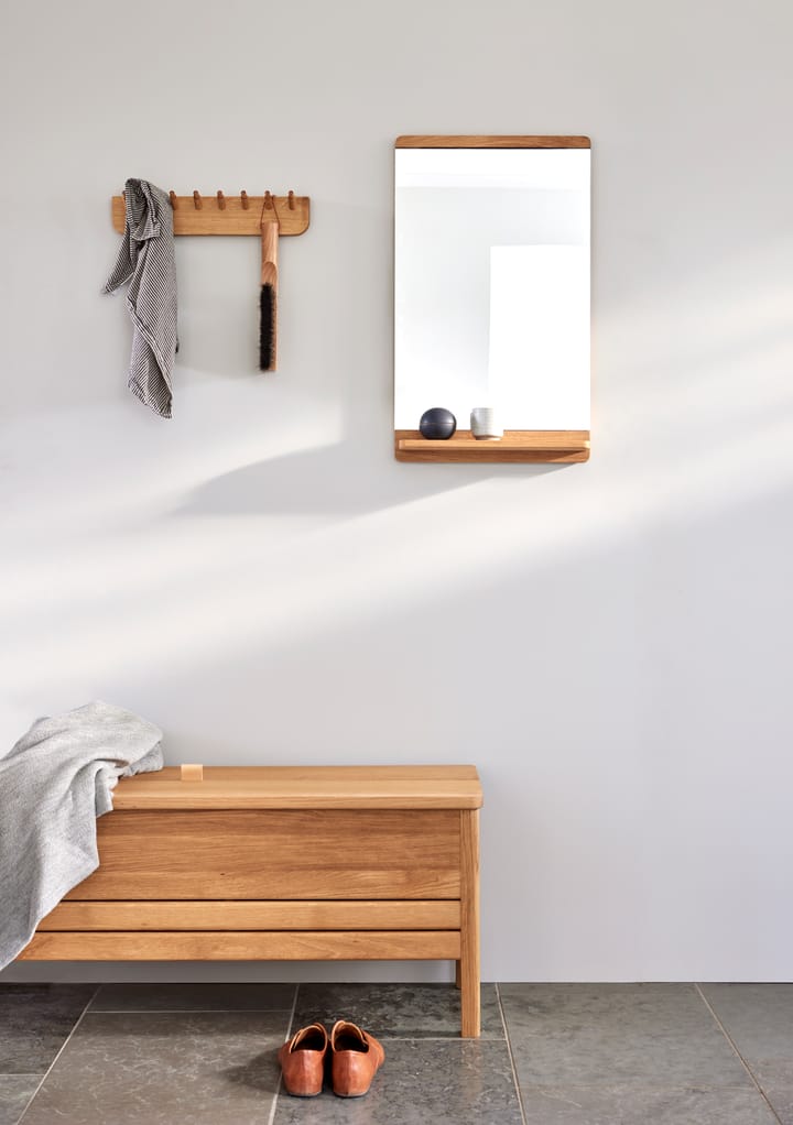 Banco con almacenamiento A Line 111 cm, Roble Form & Refine