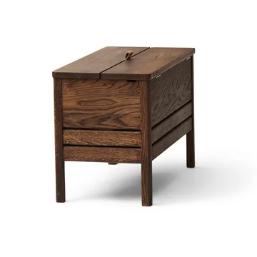 Banco con almacenamiento A Line 68 cm - Roble ahumado - Form & Refine