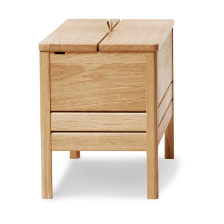 Banco con almacenamiento A Line 68 cm, Roble Form & Refine