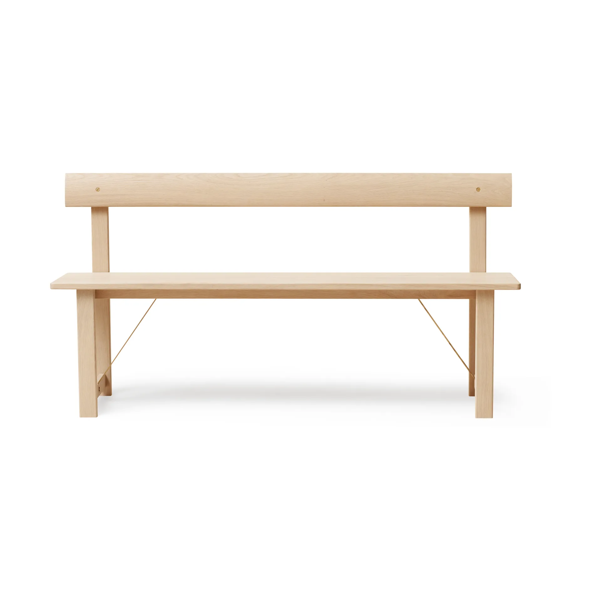 Banco Position 155 cm, Roble-latón Form & Refine