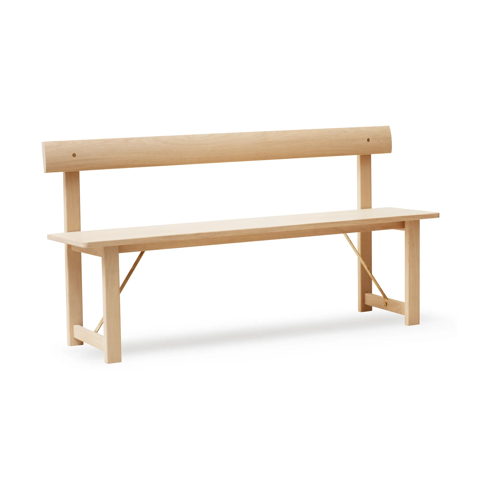 Banco Position 155 cm, Roble-latón Form & Refine