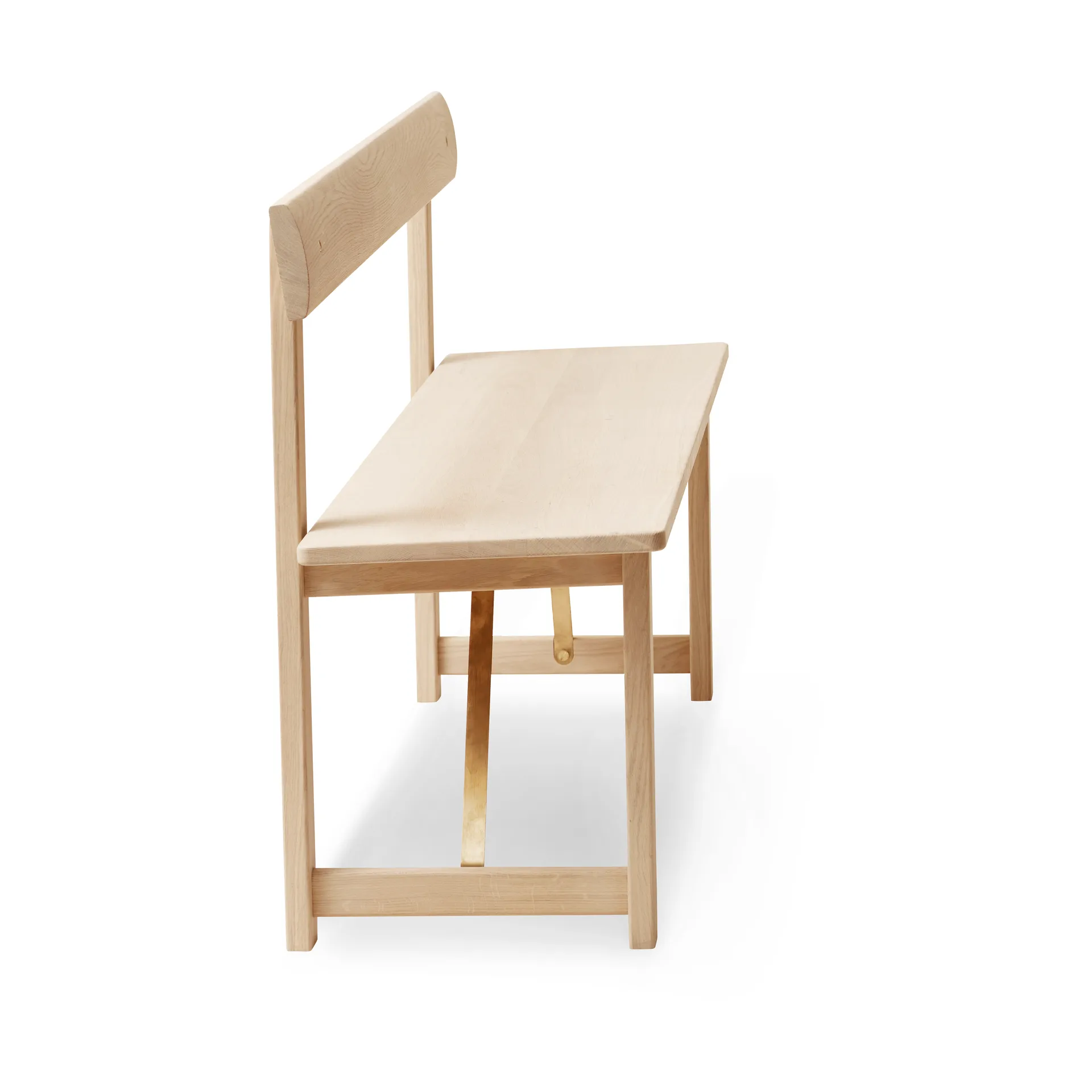 Banco Position 155 cm, Roble-latón Form & Refine