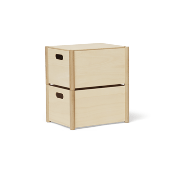 Caja de almacenaje Pillar M - Haya - Form & Refine