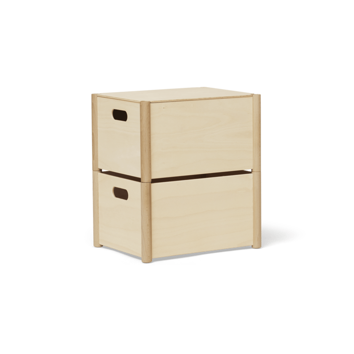 Caja de almacenaje Pillar M, Haya Form & Refine