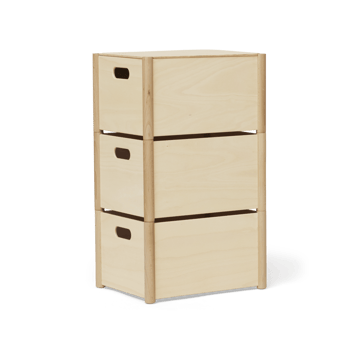 Caja de almacenaje Pillar M - Haya - Form & Refine