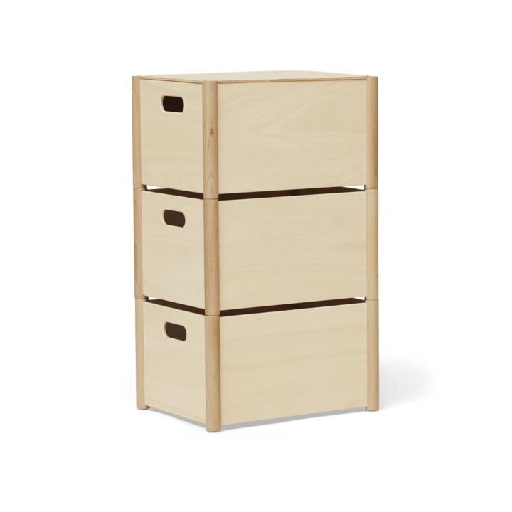 Caja de almacenaje Pillar M, Haya Form & Refine