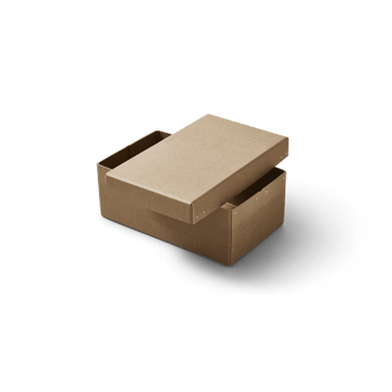 Caja de almacenamiento Ordinary, 2-pack - Brown - Form & Refine