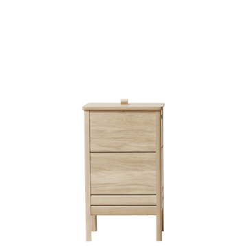 Cesto para ropa A Line - Roble blanco - Form & Refine