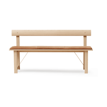 Cojín asiento Position 155 cm - Cuero natural - Form & Refine