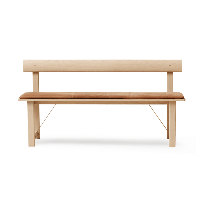 Cojín asiento Position 155 cm, Cuero natural Form & Refine
