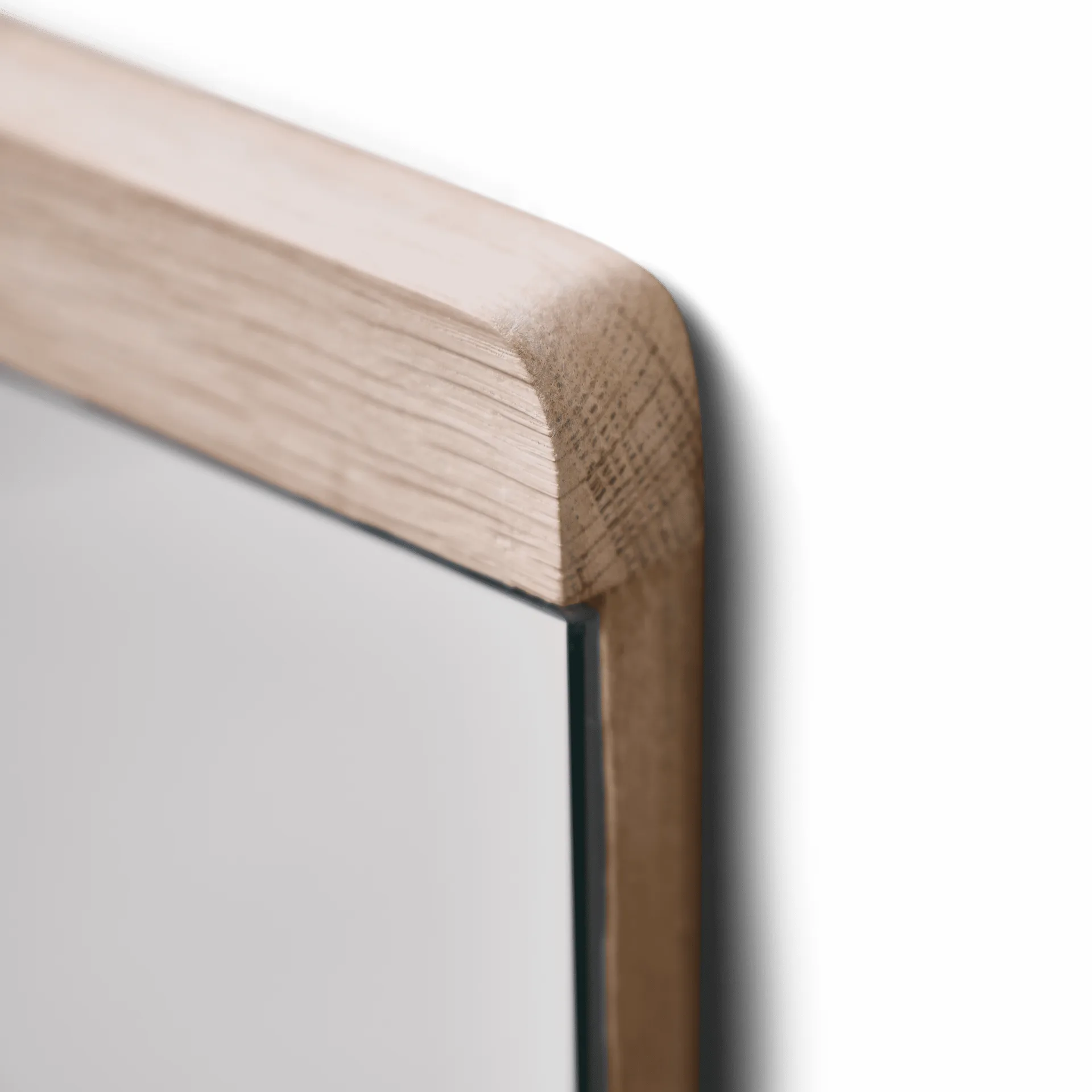 Espejo de pared Rim 35x110 cm, Roble blanco Form & Refine
