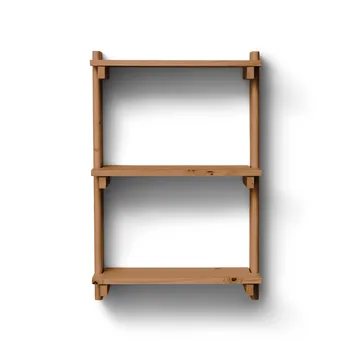 Estante de pared Beam Shelf - Deep brown pine, 60x90,5x25 cm - Form & Refine