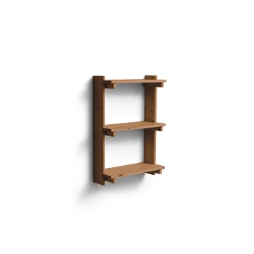 Estante de pared Beam Shelf - Deep brown pine, 60x90,5x25 cm - Form & Refine