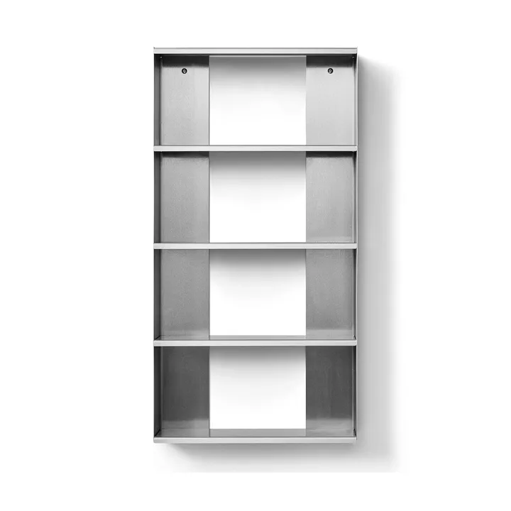 Estante de pared Taper - Acero inoxidable, 50x98 cm - Form & Refine