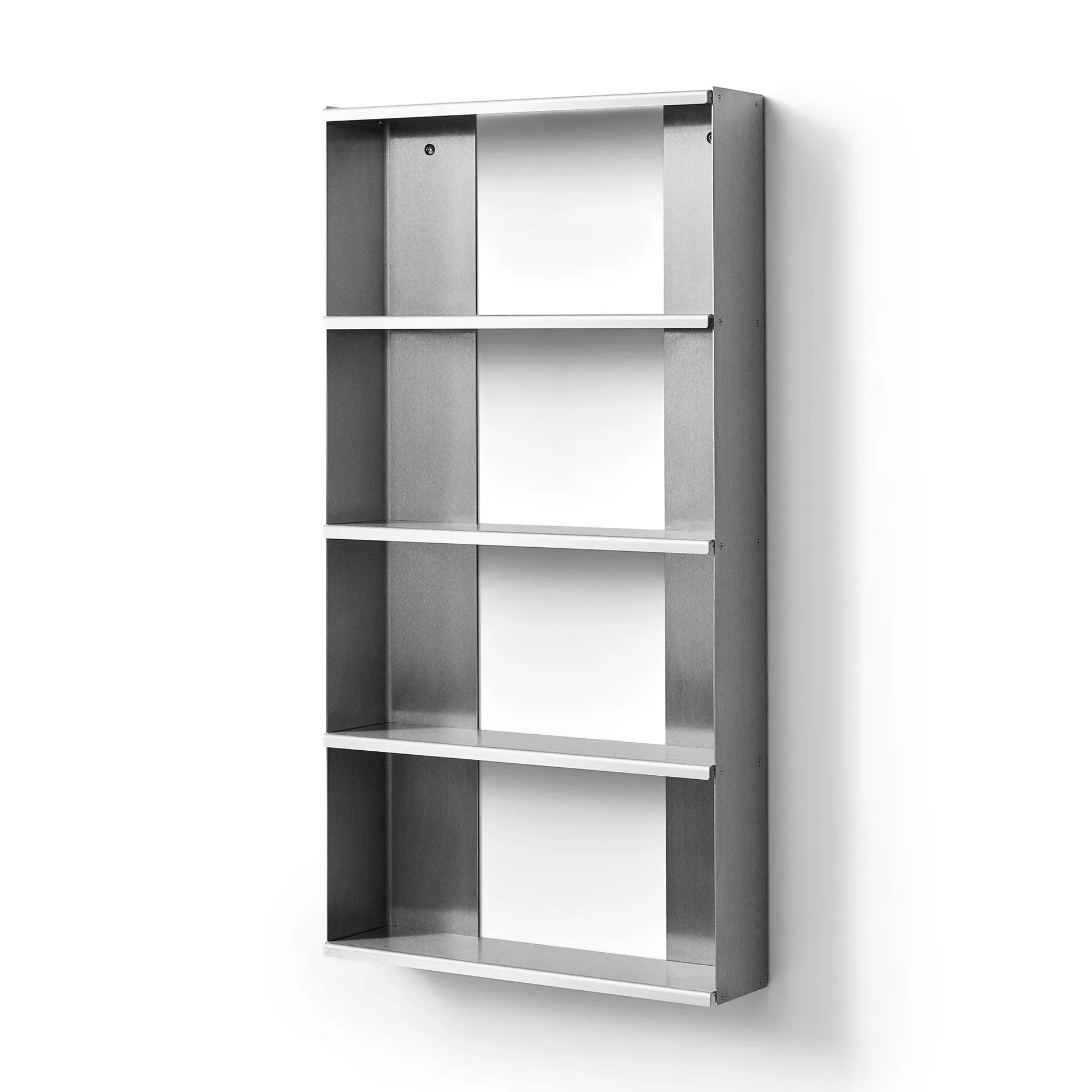 Estante de pared Taper, Acero inoxidable, 50x98 cm Form & Refine