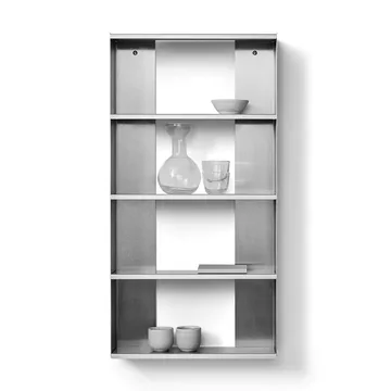 Estante de pared Taper - Acero inoxidable, 50x98 cm - Form & Refine