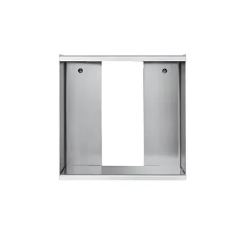 Estante de pared Taper Cube Box - Acero inoxidable, 34x35 cm - Form & Refine