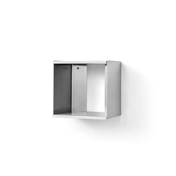 Estante de pared Taper Cube Box - Acero inoxidable, 34x35 cm - Form & Refine