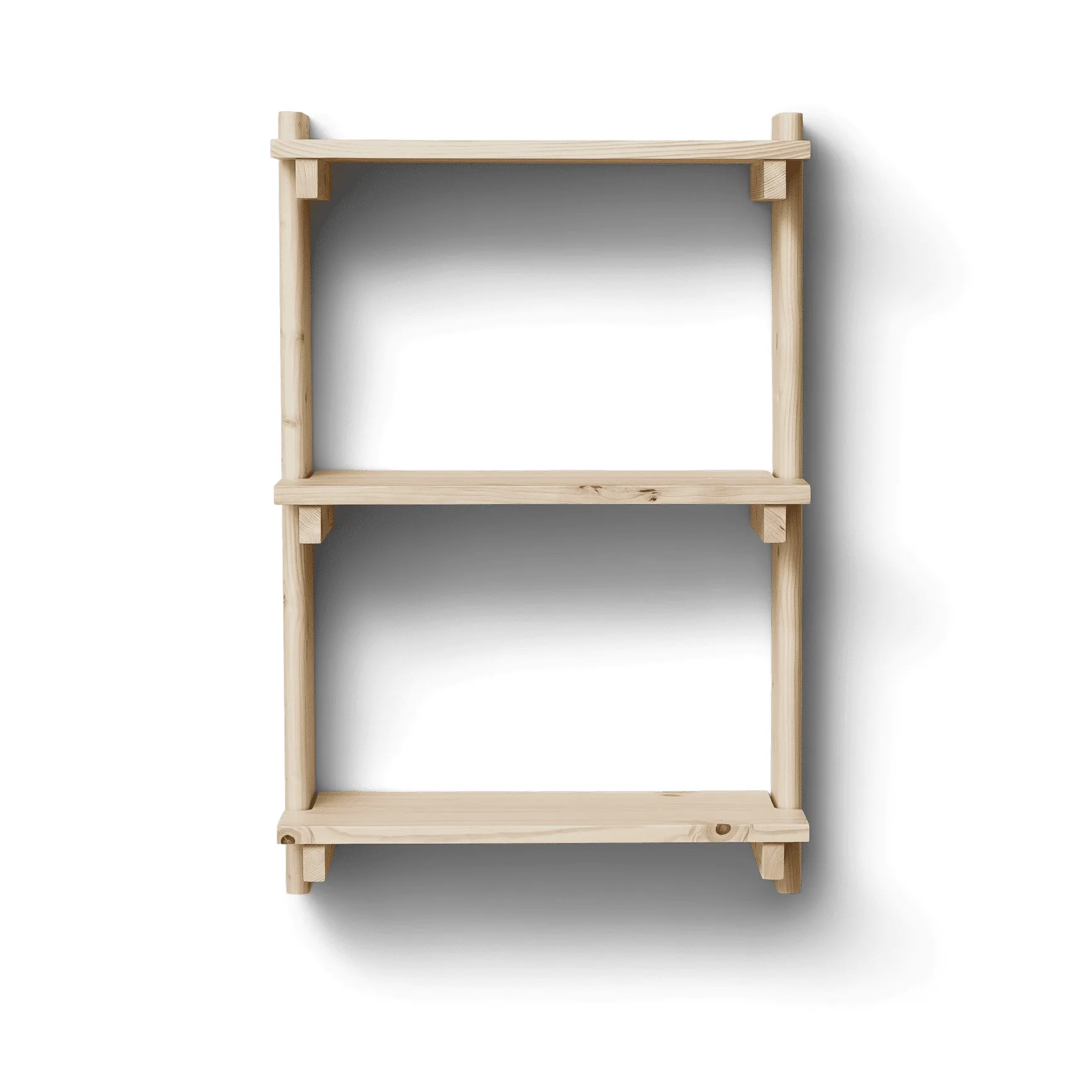 Estantería Beam de pared de 3 baldas, Pino Form & Refine