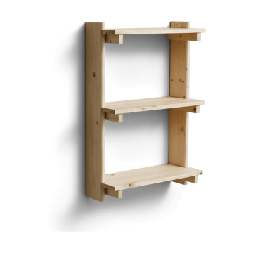 Estantería Beam de pared de 3 baldas - Pino - Form & Refine