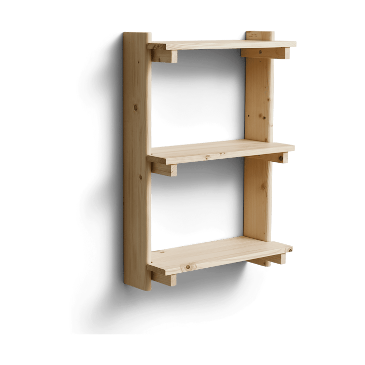 Estantería Beam de pared de 3 baldas, Pino Form & Refine