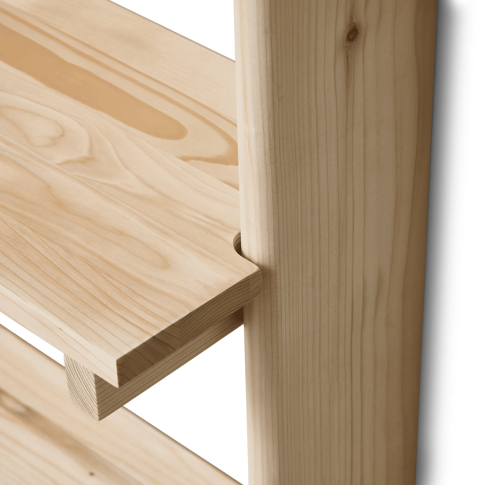 Estantería Beam de pared de 3 baldas, Pino Form & Refine