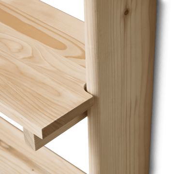 Estantería Beam de pared de 3 baldas - Pino - Form & Refine