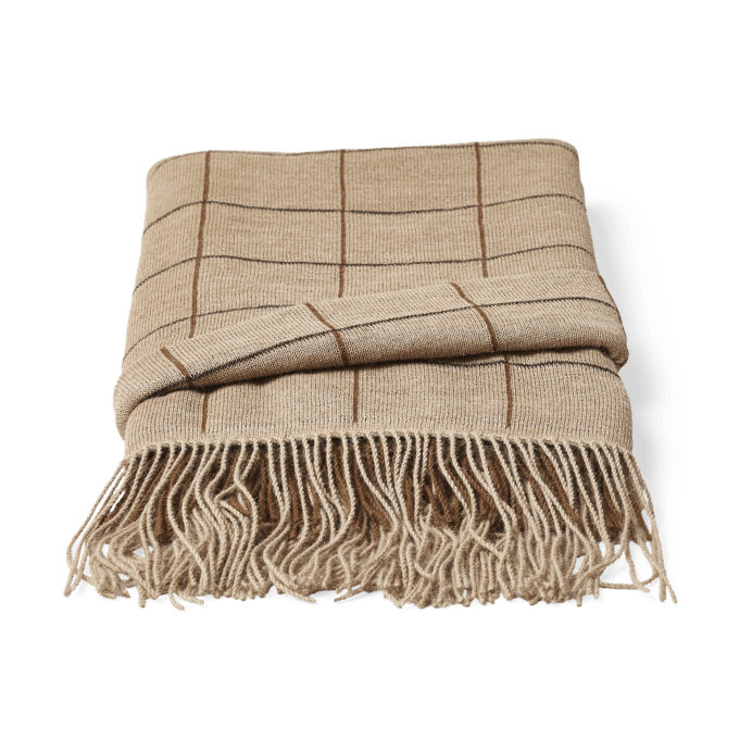 Manta Aymara 130x190 cm, New square brown Form & Refine