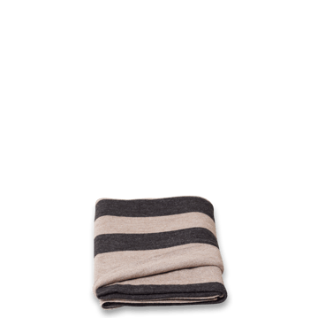 Manta Aymara 130x190 cm - Ribbon Beige-black - Form & Refine