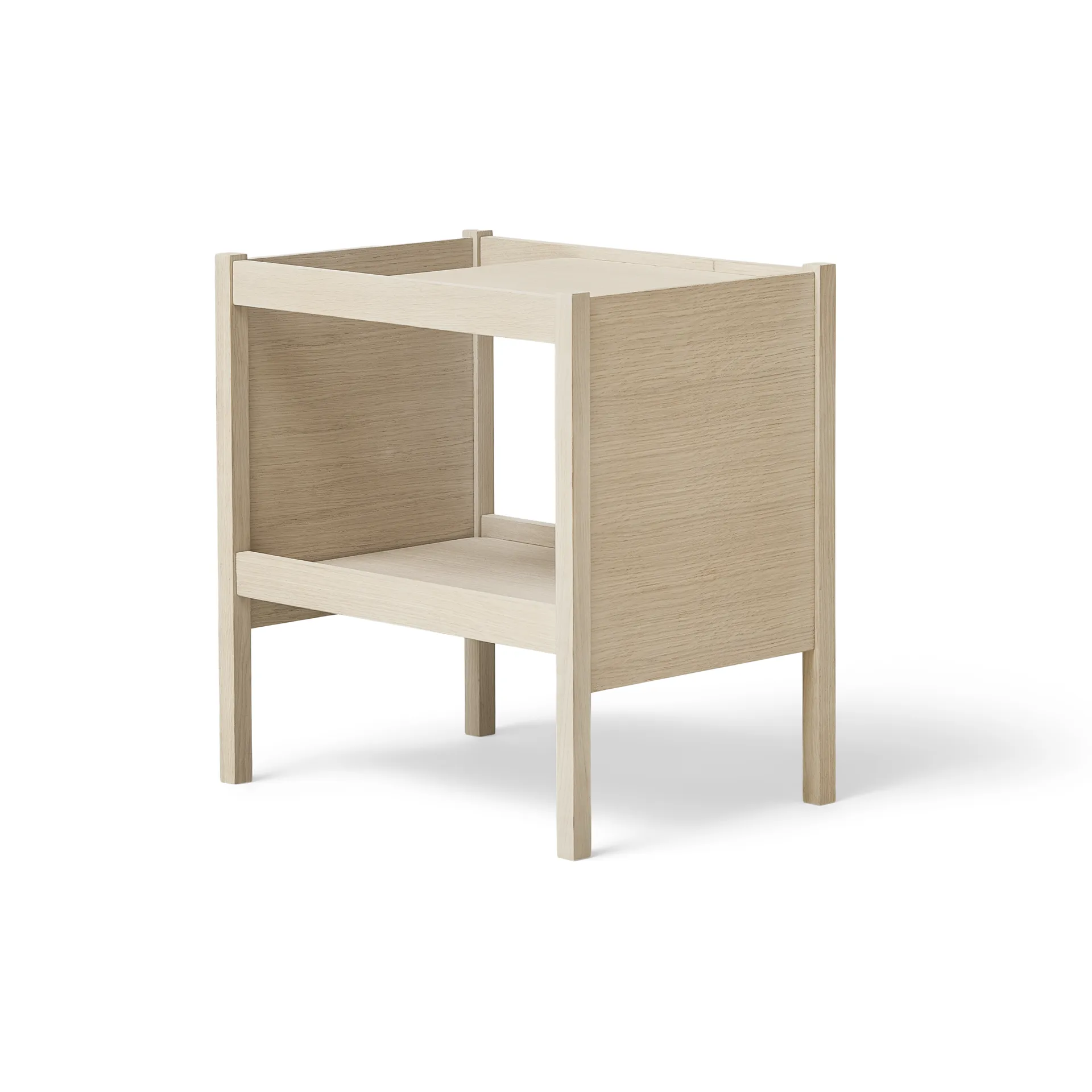 Mesa auxiliar Journal 29x43 cm, Roble blanco Form & Refine