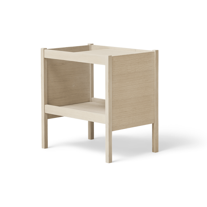 Mesa auxiliar Journal 29x43 cm, Roble blanco Form & Refine