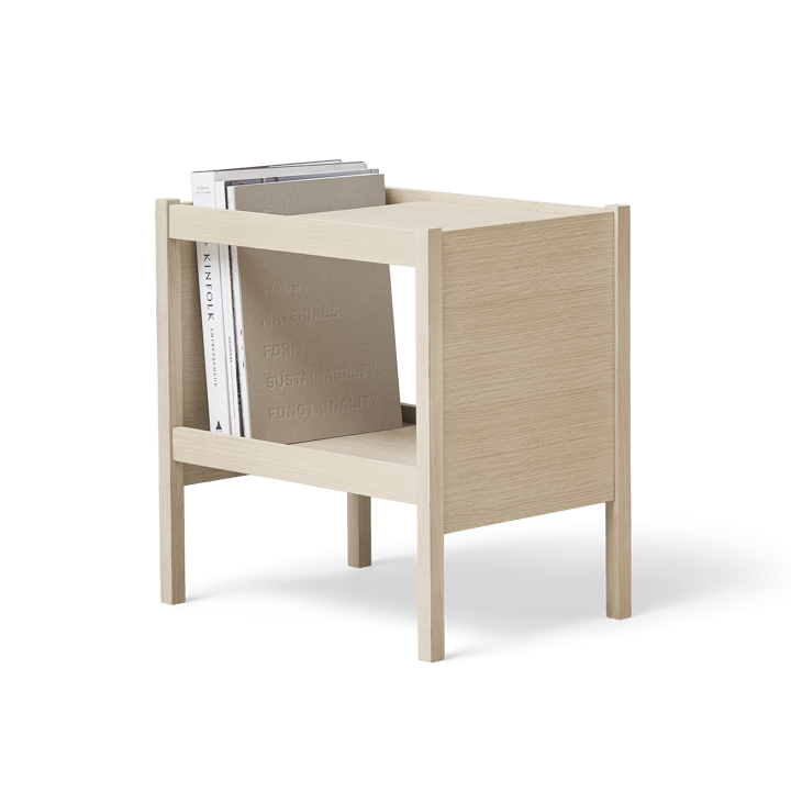 Mesa auxiliar Journal 29x43 cm, Roble blanco Form & Refine