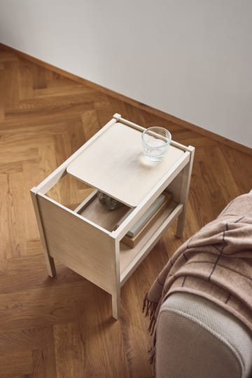 Mesa auxiliar Journal 29x43 cm - Roble blanco - Form & Refine