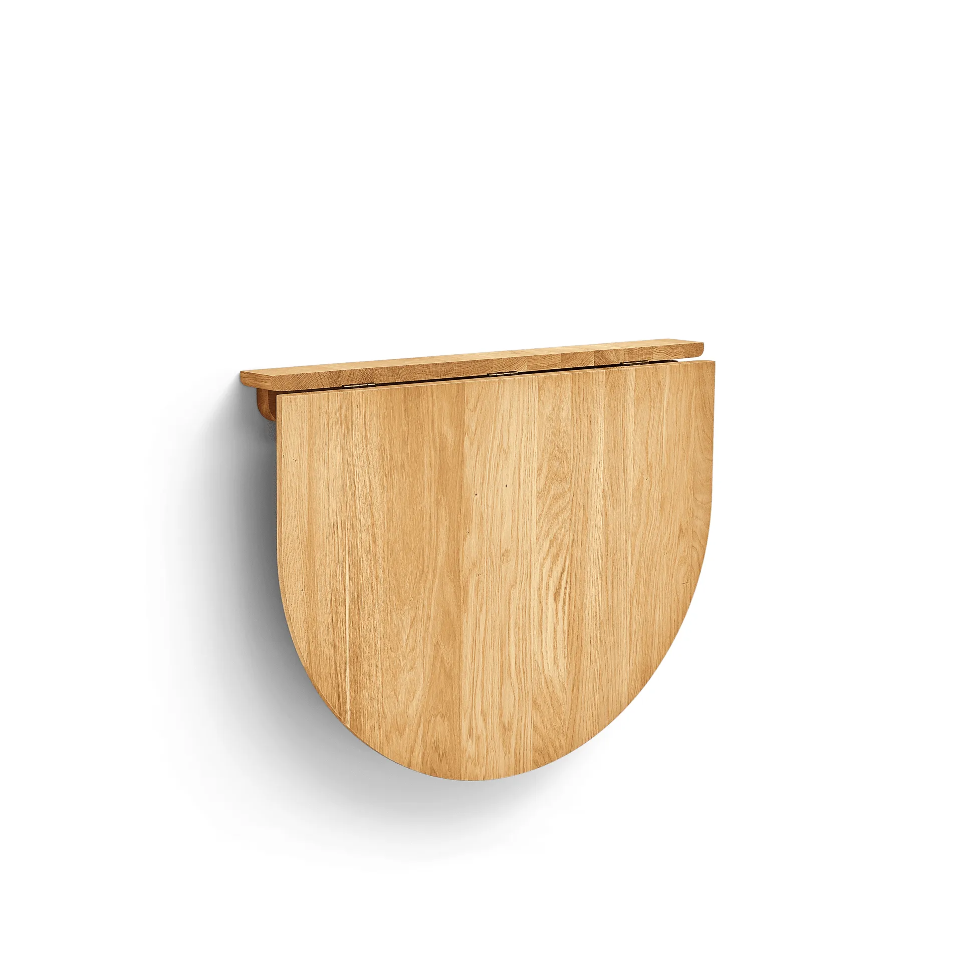 Mesa plegable de pared Trefoil, Roble Form & Refine