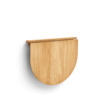 Mesa plegable de pared Trefoil - Roble - Form & Refine