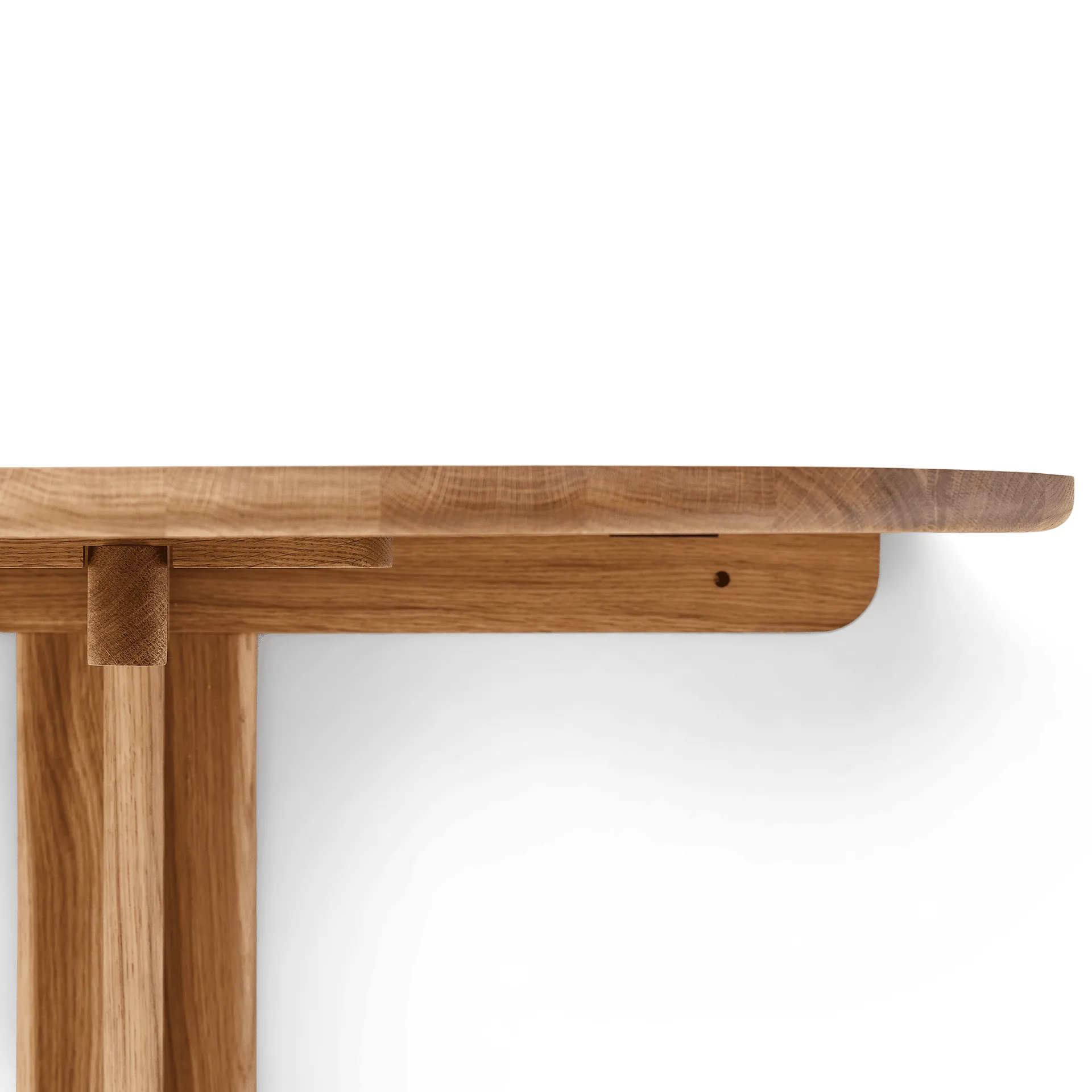 Mesa plegable de pared Trefoil, Roble Form & Refine